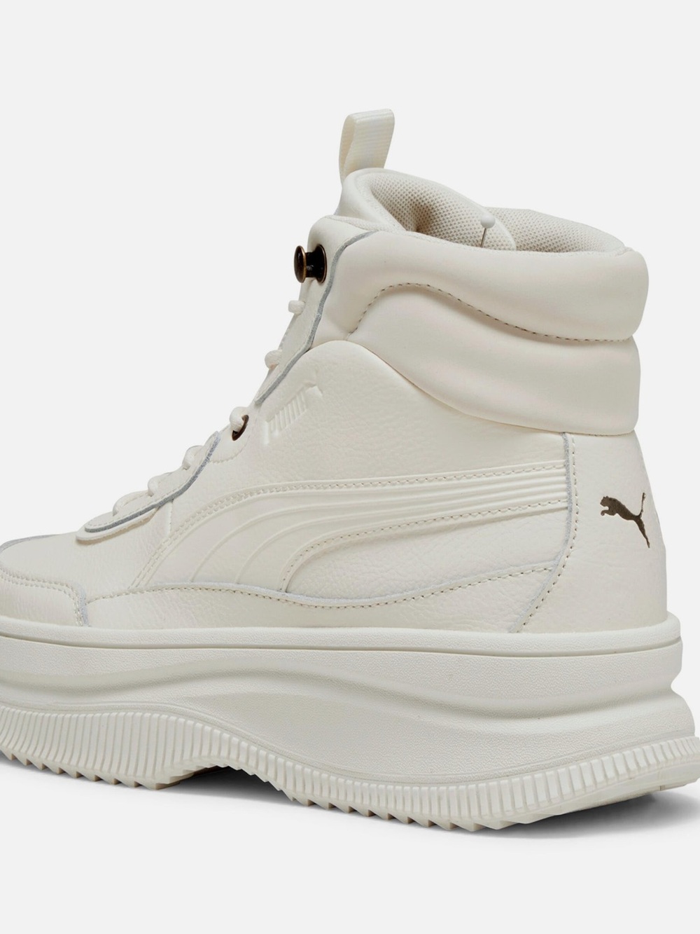 Puma Womens Mayra White High-Top Platform Sneakers Boots - Picture 5 of 13